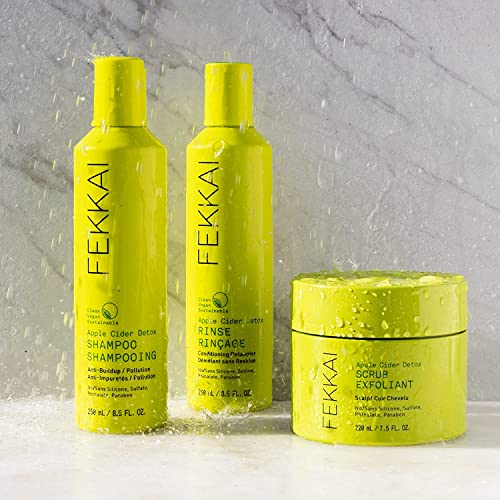 Fekkai Apple Cider Detox Shampoo - 8.5 Oz - Salon Grade, Ewg Compliant, Vegan & Cruelty Free - Promotes Hair & Scalp Health #TOP7