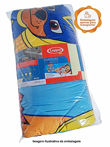 Edredom Infantil Solteiro Azul Batman Lepper