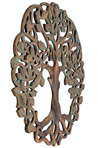 15" Tree of Life Wall Plaque Decorative Celtic Garden Art Sculpture - Large Version - Thumbnail 2