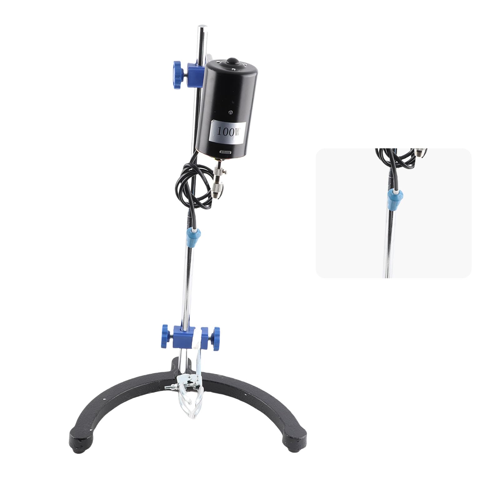 Miscelatore elettrico laboratorio, velocità regolabile 100 W, miscelatore magnetico superiore, 0-2400 giri/min (presa EU)