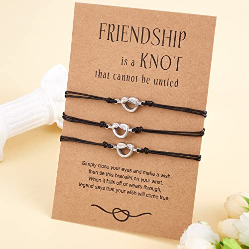Image of Ornaland 2 /3 /4 /5 Pcs Friendship Bracelet Best Friend Bracelets Bff Matching Heart Bracelet Braided Bracelet Best Friend Friendship Gifts for Women Friends Girls Teen