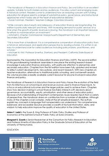 Handbook Of Research In Education Finance And Policy #TOP22