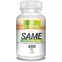 EFNE | SAME 400mg | S-adenosil metionina | Alta dose | 60 capsule vegane | Riparazione cellulare + Miglioramento dell’umore + Riduce il dolore cronico |