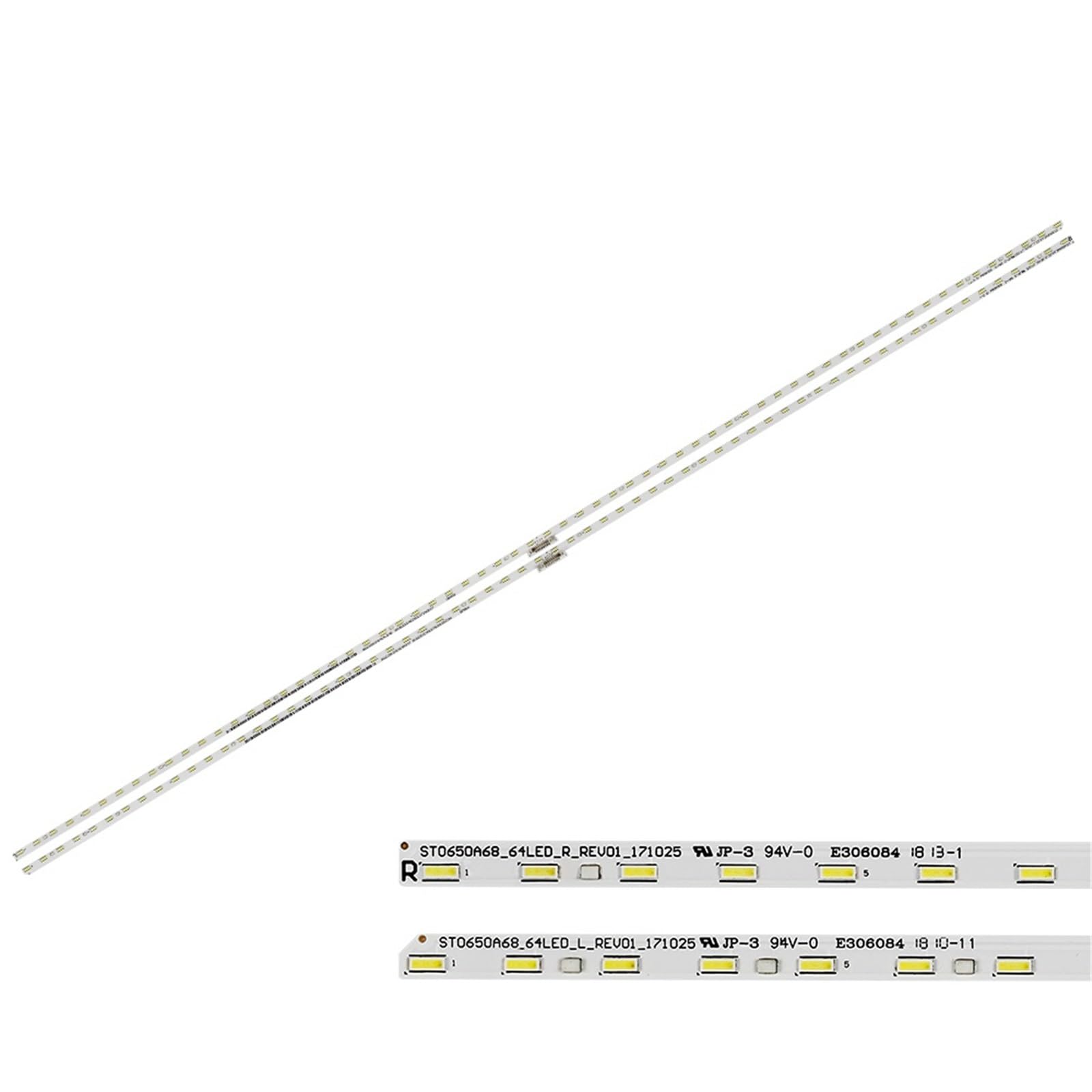 Tiras de iluminación trasera para televisión KD-65V8G de 64 diodos