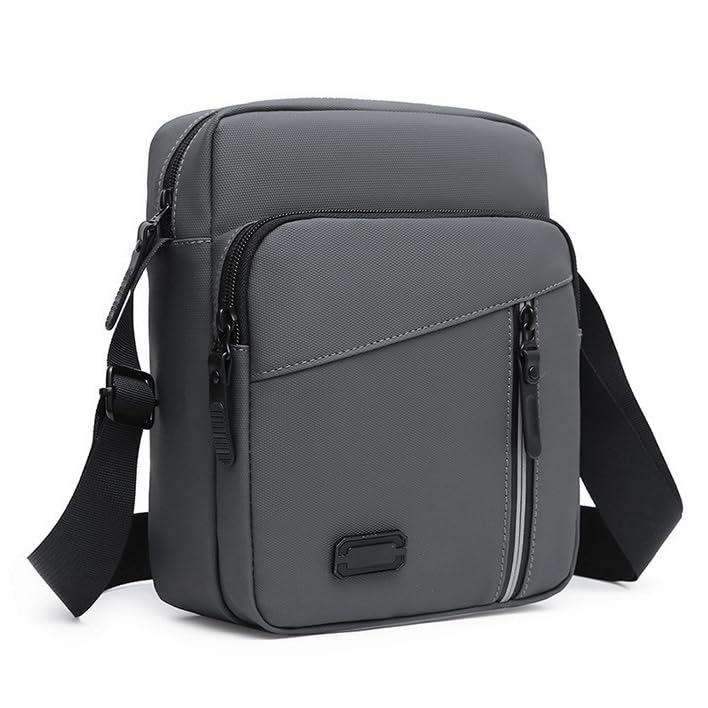 Aucuu Umhängetasche Schultertasche Herren, Wasserdichte Herrentasche zum Umhängen Messenger Bag mit Multi Tasche, Handytasche, Crossbody Bag für Alltag, Business Arbeit und Reise