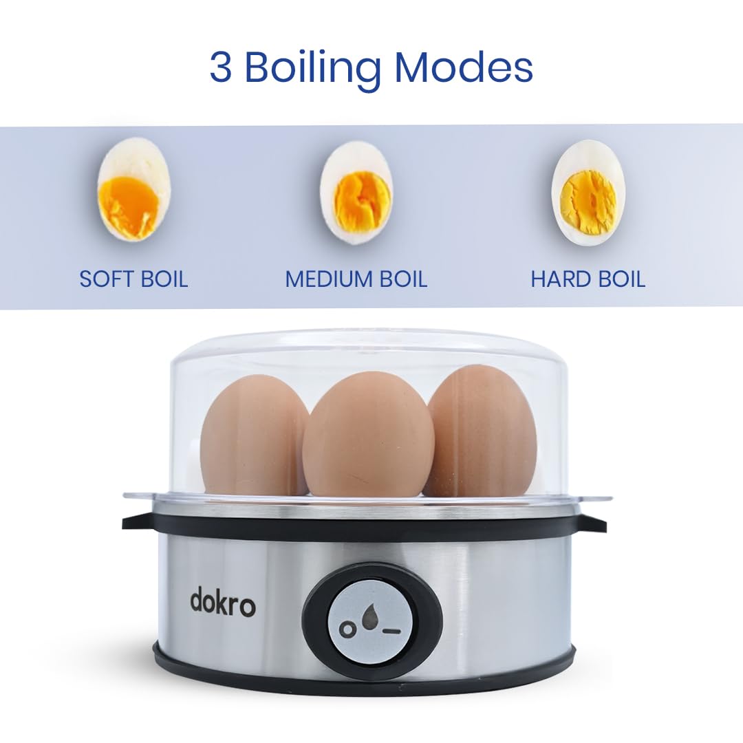 Dokro Smart Egg Boiler - Perfect Boiled Eggs in Minutes -2 Dokro Smart Egg Boiler - Perfect Boiled Eggs in Minutes -2