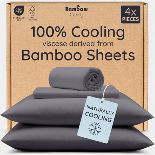 10 Best Bamboo Bed Sheets That Will Revolutionize Your Sleep 2 Bambaw Bamboo Queen Size Cooling Sheets Set