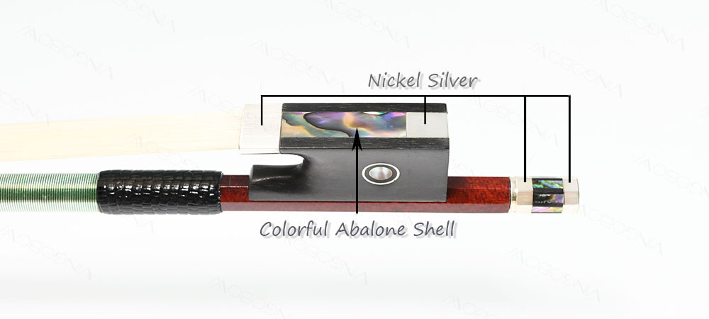 Arco Violino Fibra Carbonio VingoBow 4/4 - Modello 106VB - Tone Potente - Crine Nero