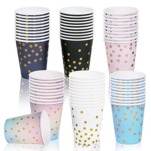 Loyaboho 60 Piezas Vasos Desechables, 250 ml Vasos de Cartón Desechables,Vasos Desechables Colores,Vasos de papel desechables de 6 colores,vasos de carton para fiestas, cumpleaños, bodas, etc. | Ya disponible en tu tienda friki favorita! En mundofriki.es! Loyaboho 60 Piezas Vasos Desechables, 250 ml Vasos de Cartón Desechables,Vasos Desechables Colores,Vasos de papel desechables de 6 colores,vasos de carton para fiestas, cumpleaños, bodas, etc. | Ya disponible en tu tienda friki favorita! En mundofriki.es!