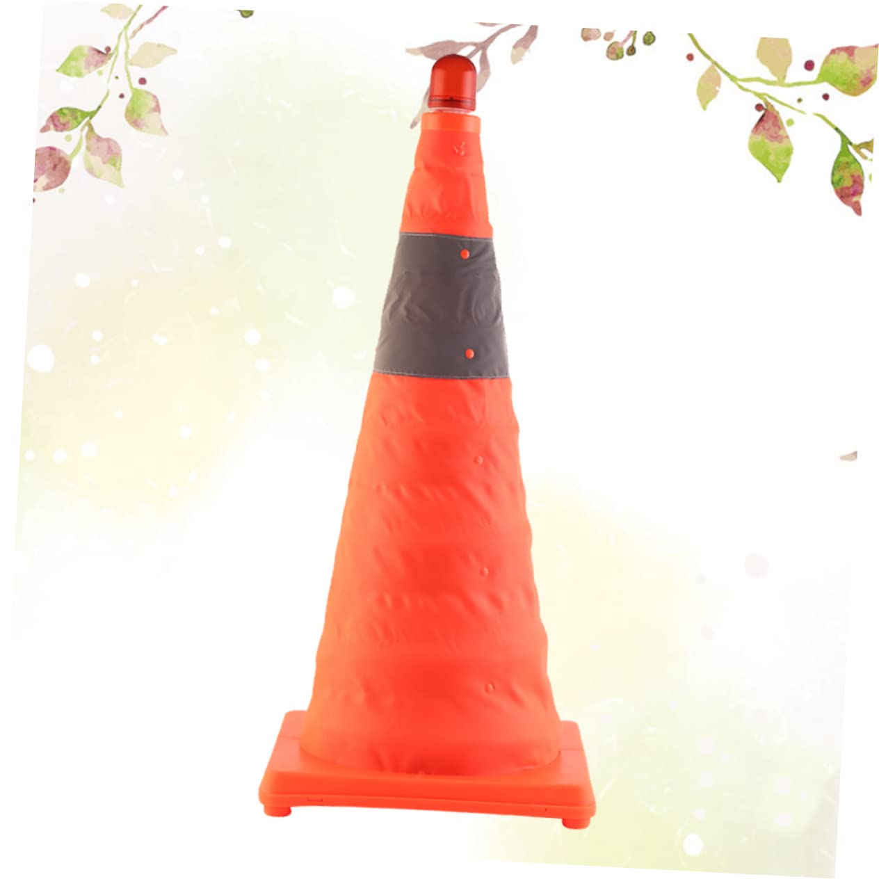 Cône Routier Pliable Réfléchissant 1 Pièce, avec Lampe LED