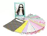 [Fujifilm Instax Mini Stickers] -- CAIUL 60 Sheets Creative Colorful Film Decor Sticker Borders For Fuji Instax Mini Instant Film(t2)