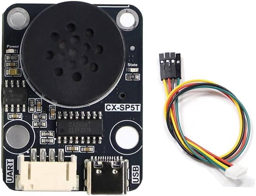 MP3 Voice Play Module MP3 Voice Player Module UART Serial Port Control Compatible Electronic Building Block Music