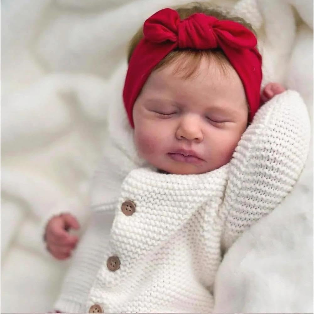 Zero Pam Bebe Reborn Niña Reborn Realistas 50 CM Muñec Bebe Reborn Silicona Blanda Realista Bebe Silicona Cuerpo Completo Vinilo Suave de la Vida Real Muñecas para Muñecas Reborn