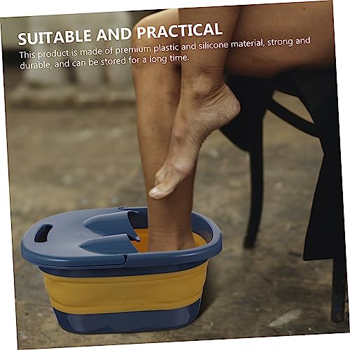 Ipetboom basin plegable para baño de pies portátil miniatura 2