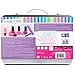 Make It Real: Glam Makeup Set - 10 Piece Travel Hard Case, Tweens & Girls, All-in-One Cosmetic & Beauty Kit, Includes Instrumental Dream Guide for Inspiration, Nails-Lips-Face, Kids Ages 8+