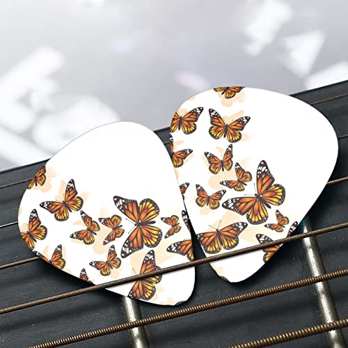 Pack de 12 médiators de guitare papillon orange pour guitare électrique guitare acoustique diverses guitares - Les Beatles, Paul McCartney, John Lennon, RIngo Starr, George Harrison Pack de 12 médiators de guitare papillon orange pour guitare électrique guitare acoustique diverses guitares – Image 7
