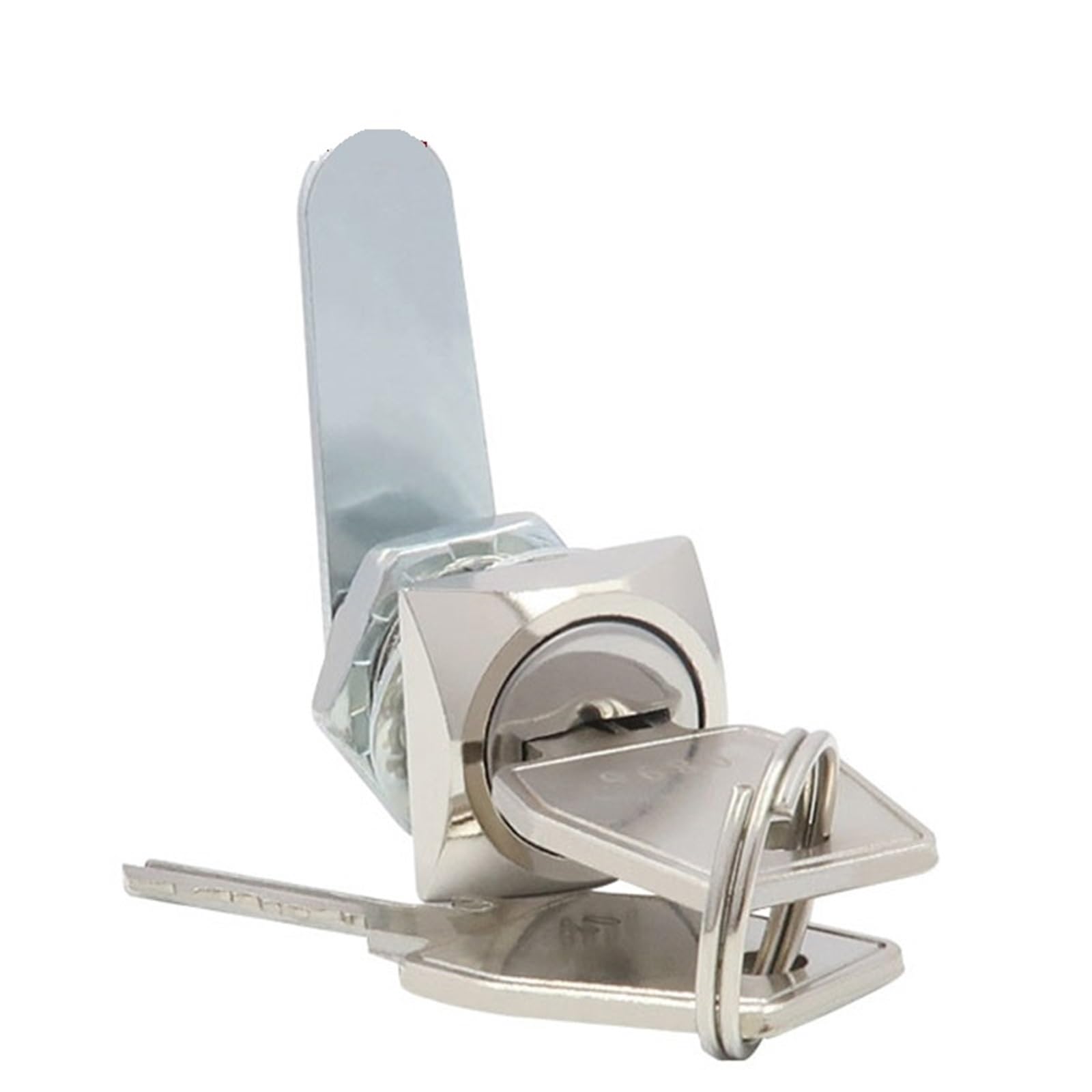 Quadratischer Schrank-Nockenschlossschlüssel, verschiedene 20 mm, for Schulspind, Büro, Aktenschrank, Briefkastenschloss, Ersatz, MA128, 1 Stück