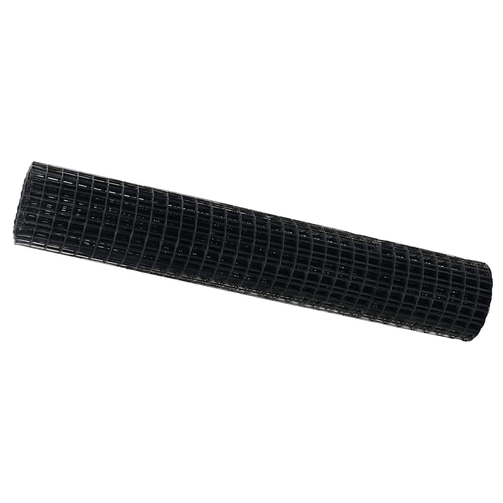 Ogrodzenie euro, szare, 1,6 x 10 m, żelazo powlekane PCW, wytrzymałe ogrodzenie ogrodowe do ogrodzenia ogrodu, bariery dla zwierząt, łatwy montaż, odporna na warunki atmosferyczne, do użytku na