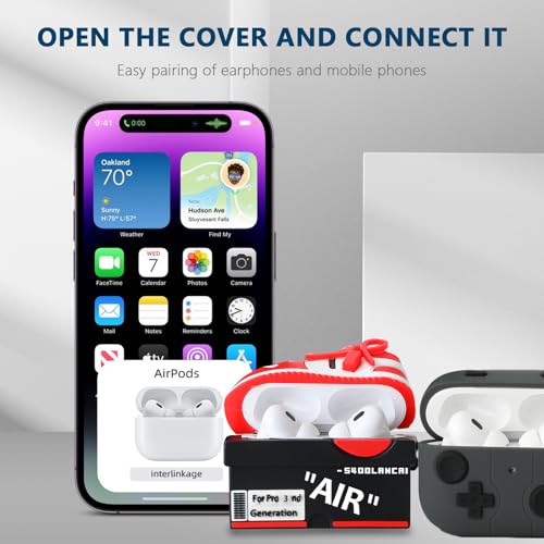Image of [2Pack] Compatible Airpods Pro 3 Case(2025),Cute Gamepad Design Cases Soft Silicone Protective Cases for Apple AirPods Pro 3rd Generation Case,Airpod Pro 3 Cover with Keychain for Men /Boy