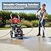 RocwooD Petrol Pressure Washer Max 3370PSI 212cc Jet High Power Portable Driveway Garden Car Wash Patio Deck Fence Accessories Lance Nozzle