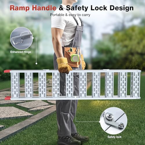 Aluminum Tri-Folding Truck Ramps