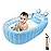 Relaxing Baby | Inflatable Tub,Newborn Bathtub Seat for Infant,Non-Slip Baby Pool for Sitting up,Foldable Toddler Tub Shower,Portable Travel Bath for Kids 0-6 Year