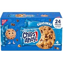 CHIPS AHOY! Chocolate Chip Cookies, Snack Packs 1.55 Ounce Pack of 24