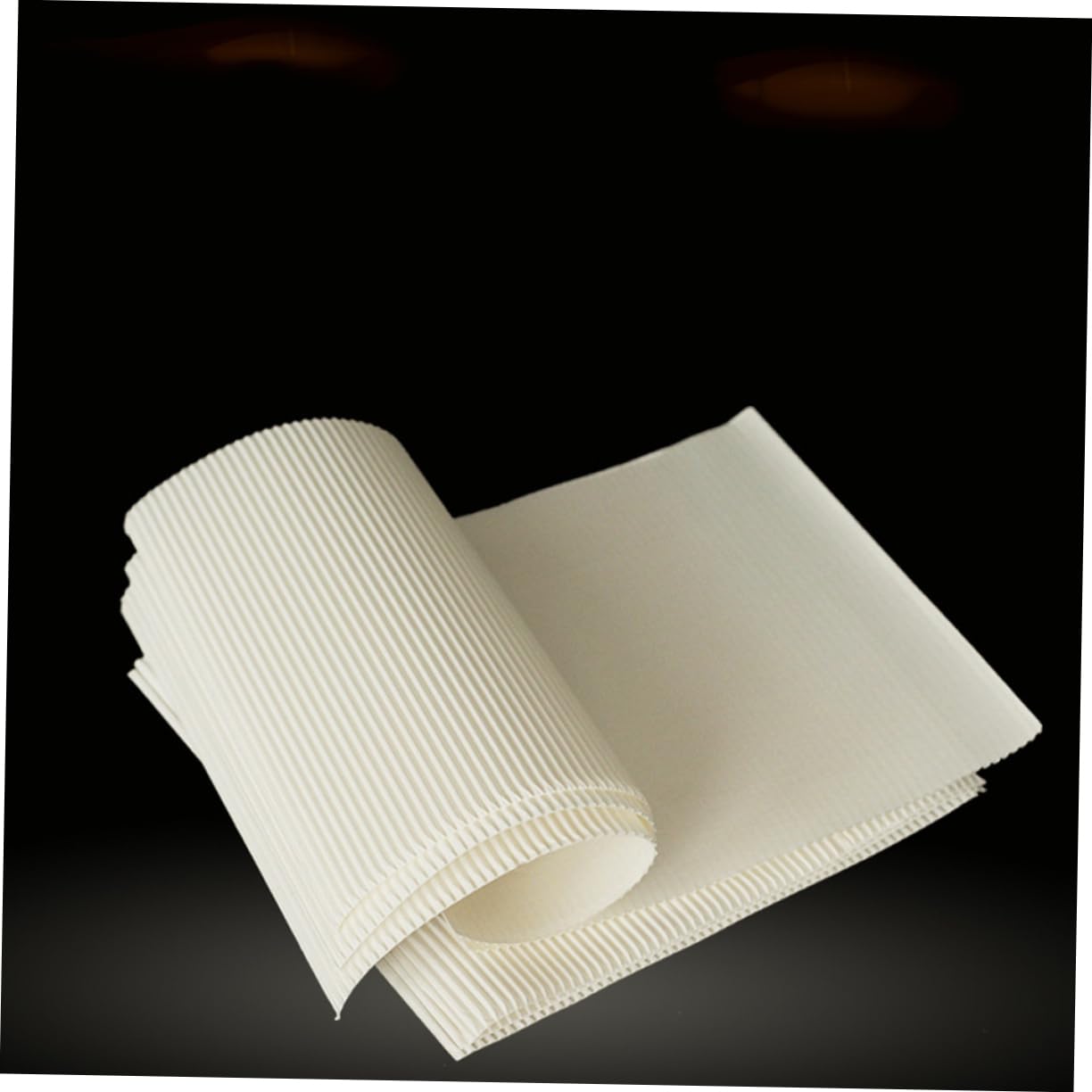 FUNOMOCYA 100 Sheets 8 Oil-proof Pizza Paper Pads Oil Proof Pizza Paper Serving Tray Pizza Paper Plate Pizza Corrugated Paper Tray Baking Parchment Paper Pizza Paper Mats White