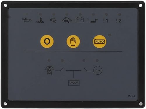 TOPINCN DSE704 AMF Controller Control Panel for,Failure Voltage, Multiple, LED Indicator