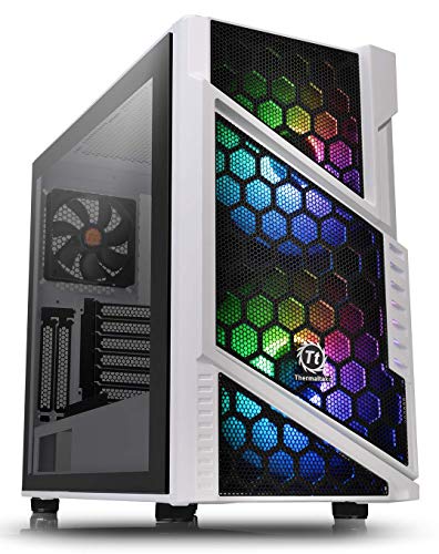 Thermaltake Commander C31 Snow Motherboard Sync Argb Atx Mid Tower Computer Chassis With 2 0mm Argb 5v Motherboard Sync Rgb Front Fans 1 1mm Rear Black Fan Pre Installed Ca 1n2 00m6wn 00 Buy Online