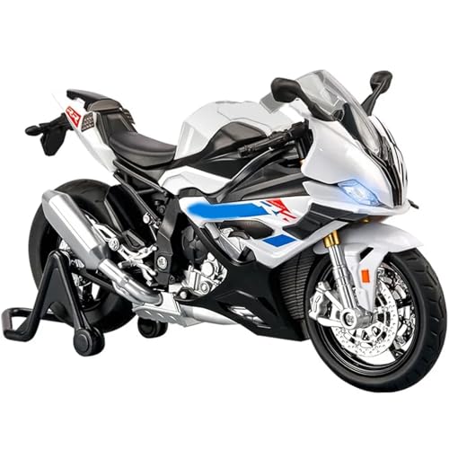Moto miniature BMW RRS1000 jouet 1:12 idéal pour décorer un bureau de passionné de mécanique