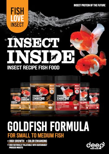 Image of Deep Insect Inside (Cricket) for High Protein Super Premium Gold Fish Formula for High Growth & Colour Enhancing Floating Micro Pellet 50gm