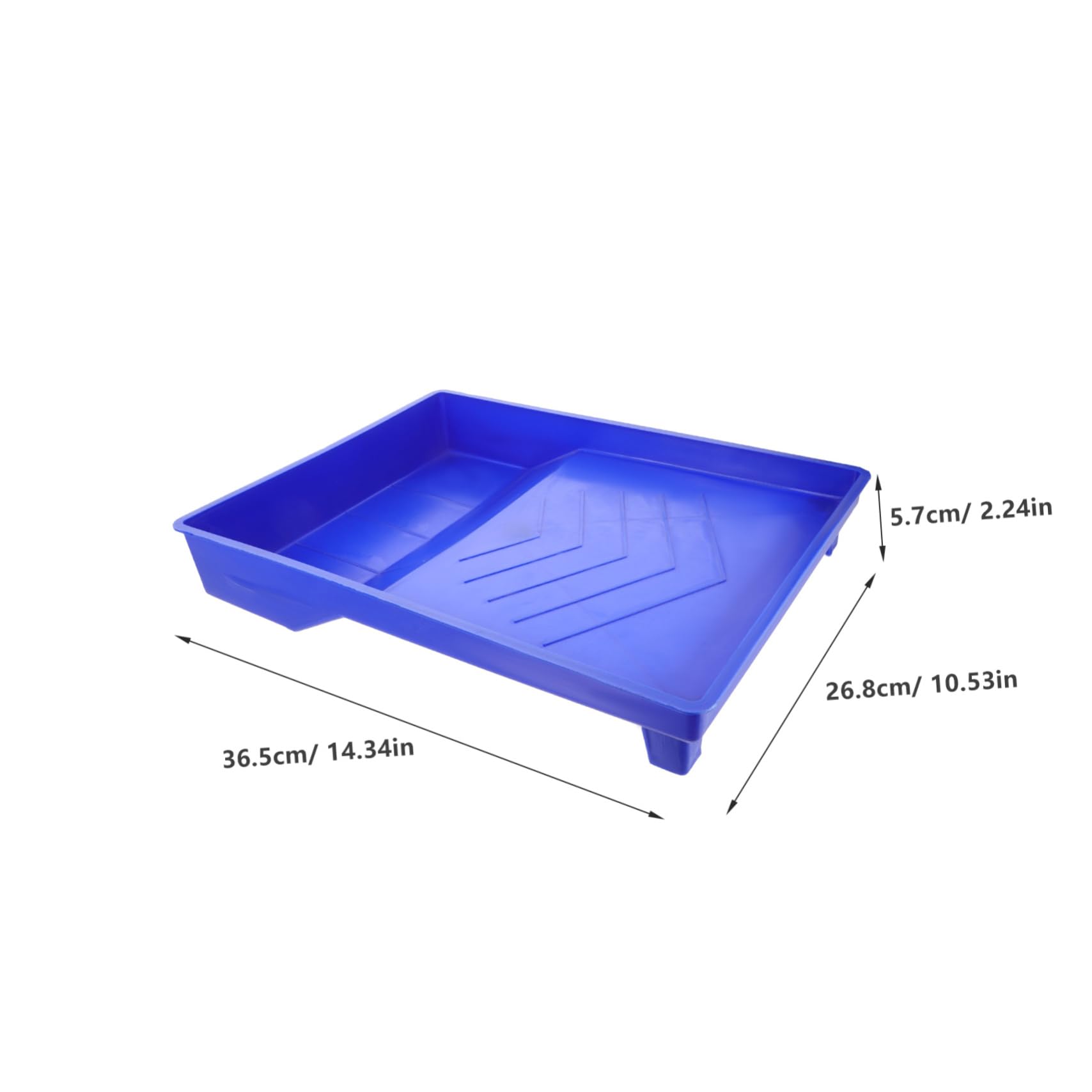Mipcase Mixing Paint Trays 3 Pack Large Capacity Plastic Trays for Wall Painting Colors Random Style