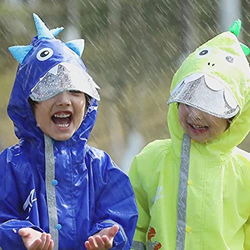 Cute Dinosaur Raincoats for Kids Cartoon Rain Suit Jumpsuits Toddler Button Elastic Reusable Overalls Poncho Rain Coat4