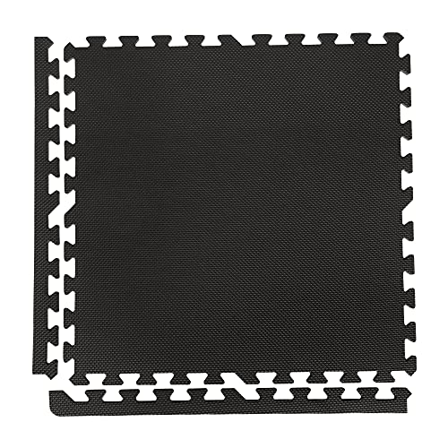 Sportmat, sportmat van schuim, de puzzelmat van Fitness – schokabsorberende deurmat voor fitnessapparaten, 4 delen… - Image 5