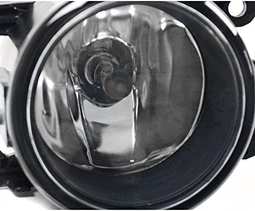 Bumper Driving Fog Lights Lamps Chrome Compatible with Acura Honda Jaguar Lincoln Subaru Suzuki