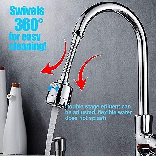 Image of Tap Extension for Kitchen Sink, 2 Flow Modes, Flexible Faucet Extender, Aerators for Water Tap, Upto 50% Water Saving - Flexi Neck