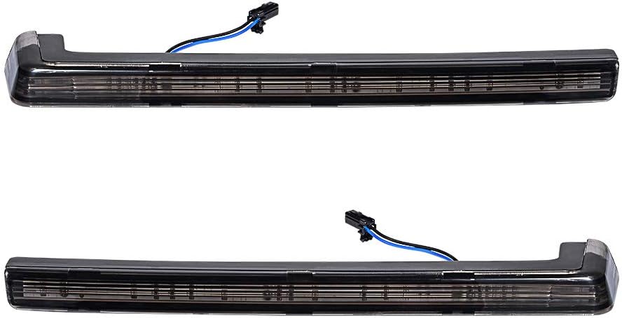 2X Smoke Red LED TourPak Brake Stop Side Marker Light Running Turn Signal Brake Stop Light Compatible with 2006-2023 Harley Touring