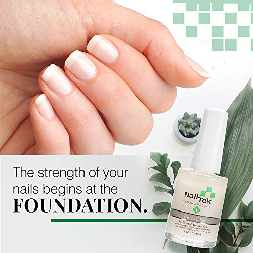 Nail Tek 55813 Foundation 1, Ridge Filling Strengthening Base Coat For Strong, Healthy Nails thumb #1