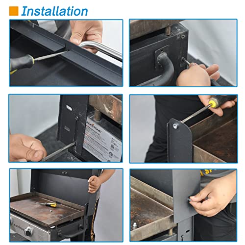Image of Upgrade Hinged Lid for Blackstone 36 inch Griddles, Griddle Hard Cover Flat Top Lid for Blackstone 36 inch Griddle 1554 1863 1825 1818 Grill Hood for Black Stone