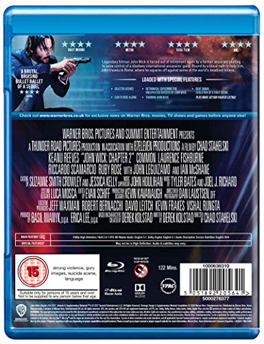 John Wick: Chapter 2 [Blu-ray] [2017] [Region Free]
