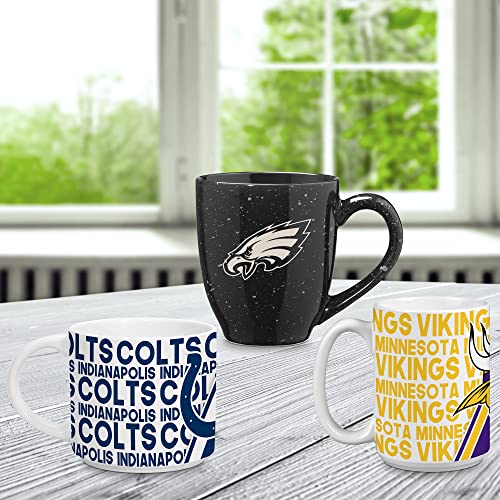 Rico Industries NFL Football Detroit Lions Primary 16 oz Team Color Laser Engraved Ceramic Coffee Mug by Rico Industries - Image 7
