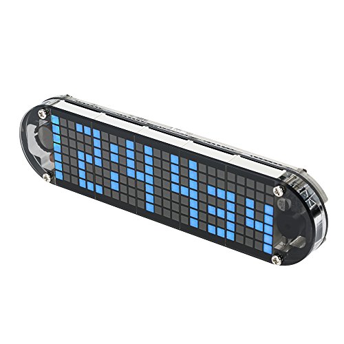 Reloj despertador digital con temperatura LED transparente Dioche 2