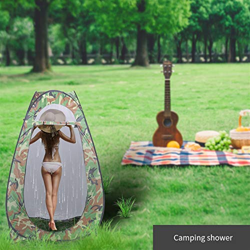 Ochine Privacy Camping Tent - Tienda de privacidad portátil para camping con ducha y vestidor - Refugio portátil para exteriores - Tienda para pesca y playa miniatura 2
