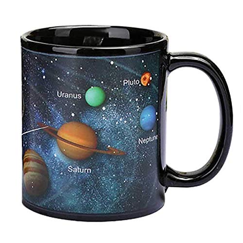 Heat Changing Solar System Magic Coffee Mug Heat Sensitive Porcelain Tea Cup Christmas Funny Gifts(10 Oz) - By Antspirit #TOP1