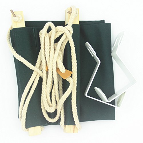 Viktion Hamac de Bureau Portable Repose-Pieds pour Les Pieds Portable Repose-Pieds Bureau Domicile etc. (Bleu)