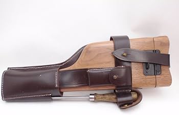 Amazon | ドイツ軍 モーゼル C96 木製ストック ホルスター用 本革製 Amazon | ドイツ軍 モーゼル C96 木製ストック ホルスター用 本革製