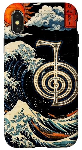 Cho Ku Rei Symbol, Reiki, Power, Protection, Aura Flow �X�}�z�P�[�X iPhone X/XS �p