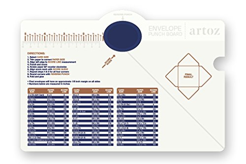 Artoz Smart Tool I Matrice et planche Pliage pour enveloppes I + Instructions (français non garanti)