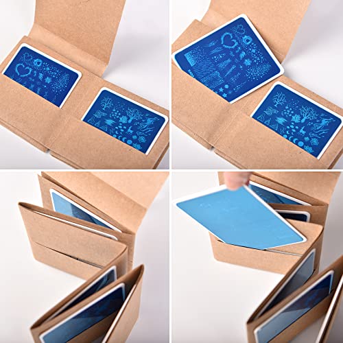 Kads 20Pcs Nail Stamp Plates Set Nails Art Stamping Plates Leaves Flowers Animal Nail Plate Template Image Plate #TOP7